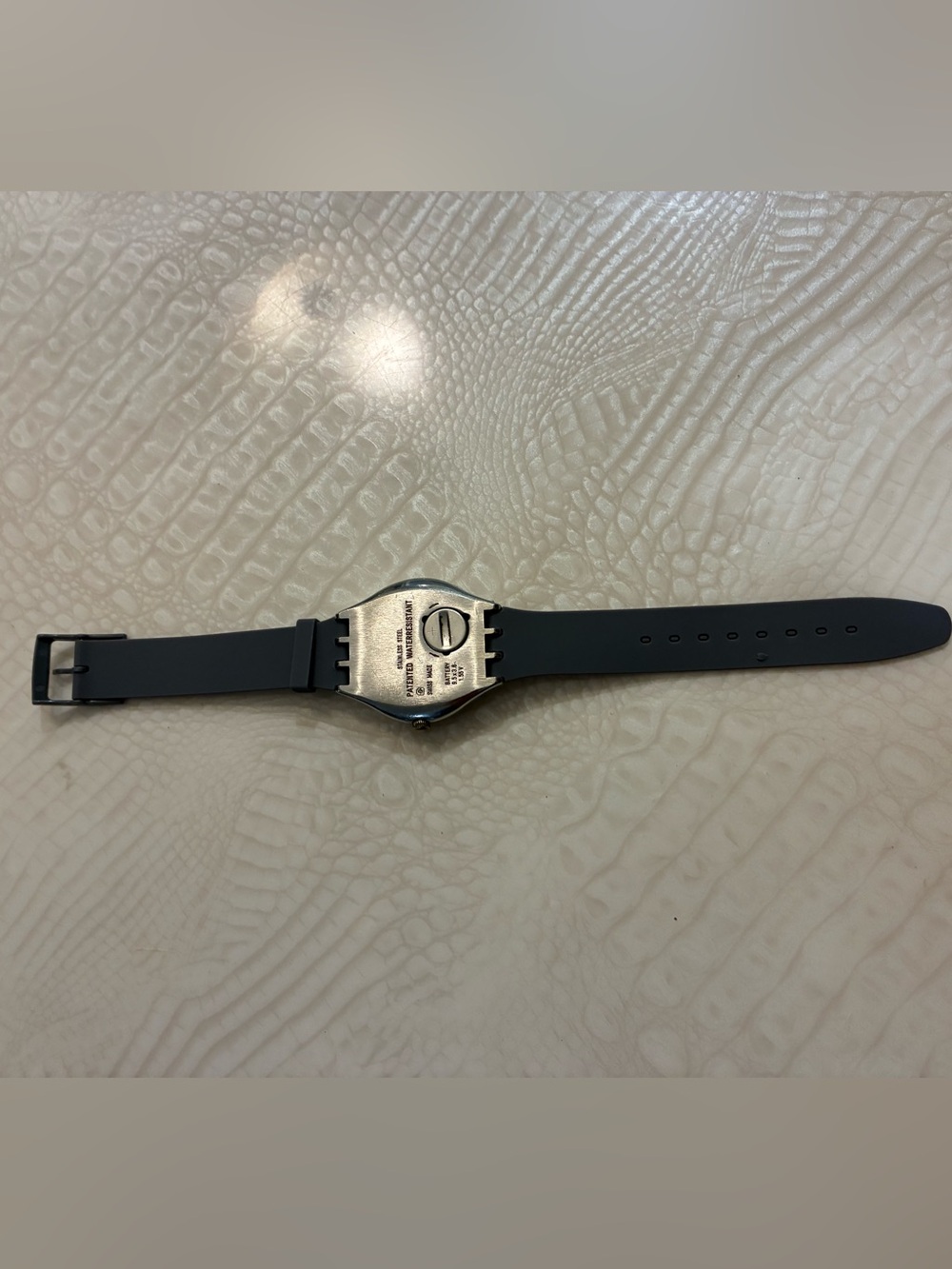 Swatch Vintage Men's Watch with Gray Strap - Picture 12 of 14
